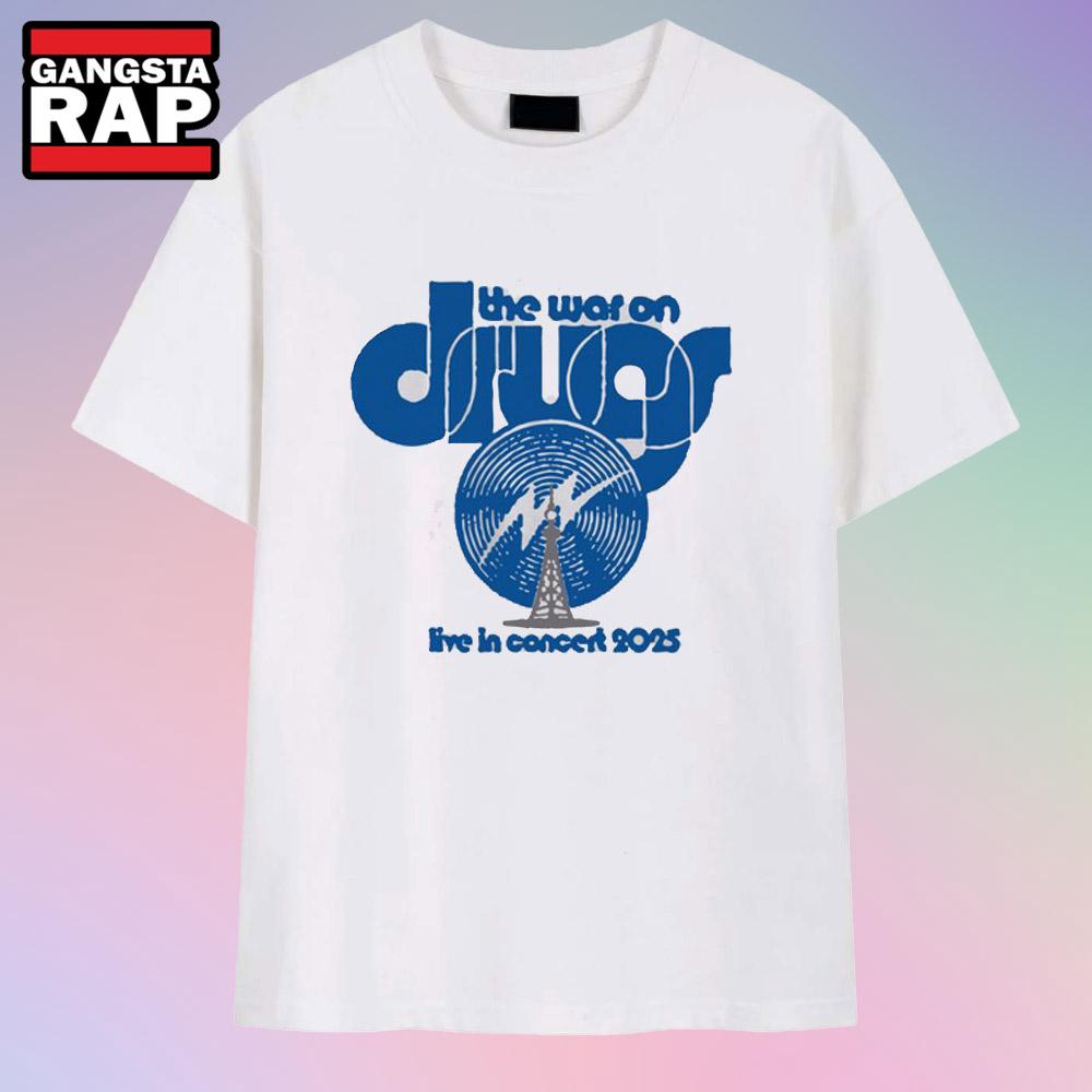 The War on Drugs Live In Concert 2025 T Shirt The War on Drugs Live In Concert 2025 T Shirt