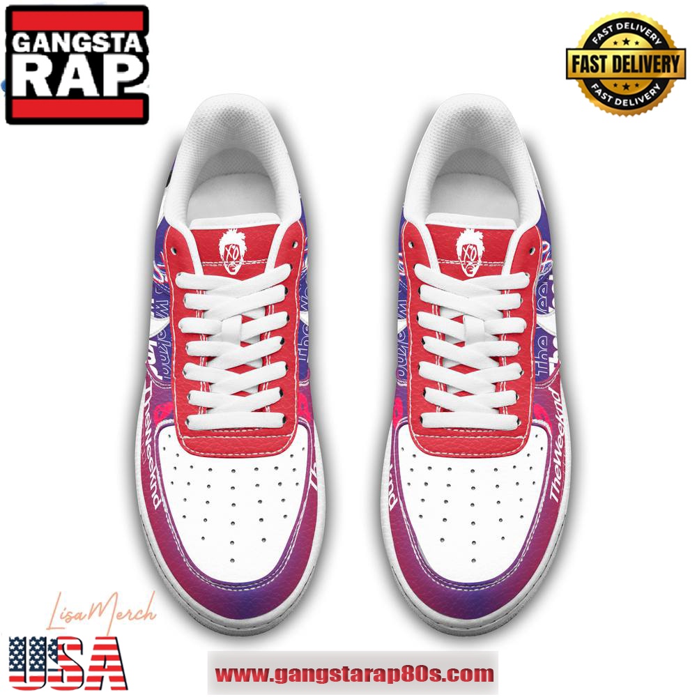The Weeknd XO Limited Edition Air Force 1 Running Sneakers Shoes The Weeknd XO Limited Edition Air Force 1 Running Sneakers Shoes