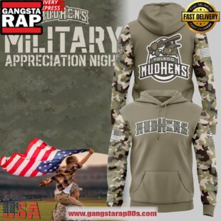 Toledo Mud Hens Military Appreciation Night 2025 All Over Print Hoodie