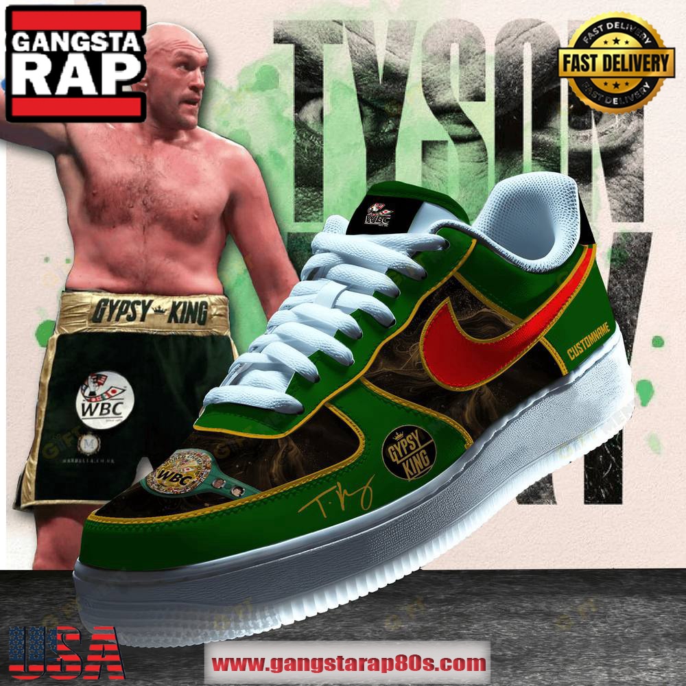 Tyson Fury Gypsy King Air Force 1 Running Sneakers Shoes Tyson Fury Gypsy King Air Force 1 Running Sneakers Shoes