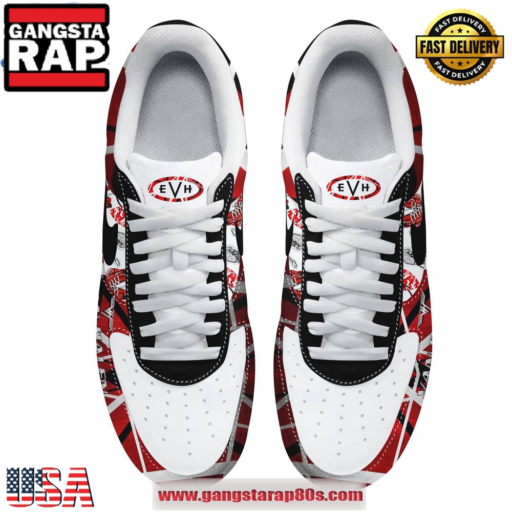 Van Halen 5150 Limited Edition Air Force 1 Running Sneakers Shoes Van Halen 5150 Limited Edition Air Force 1 Running Sneakers Shoes
