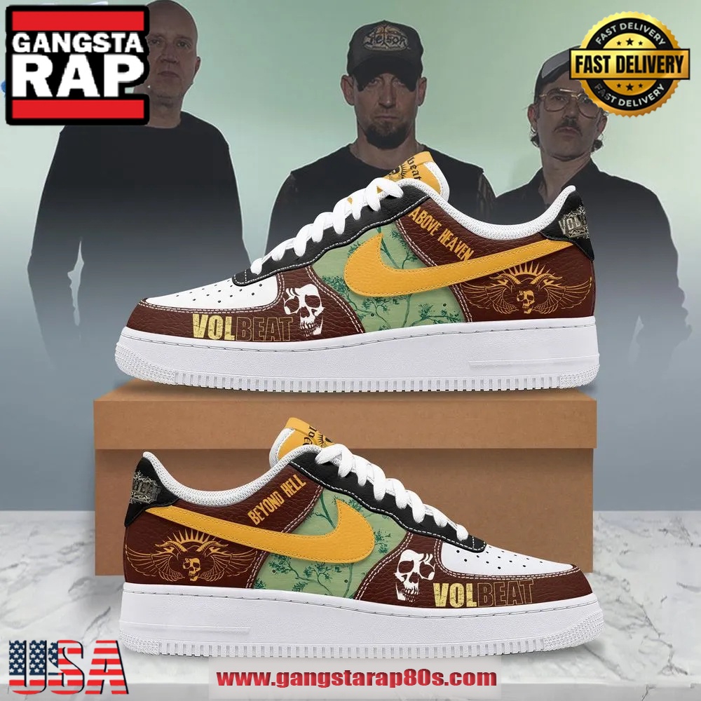 Volbeat Above Heaven Air Force 1 Running Sneakers Shoes Volbeat Above Heaven Air Force 1 Running Sneakers Shoes