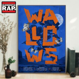 Wallows World Tour May 9-10-11 2025 Poster Canvas Art