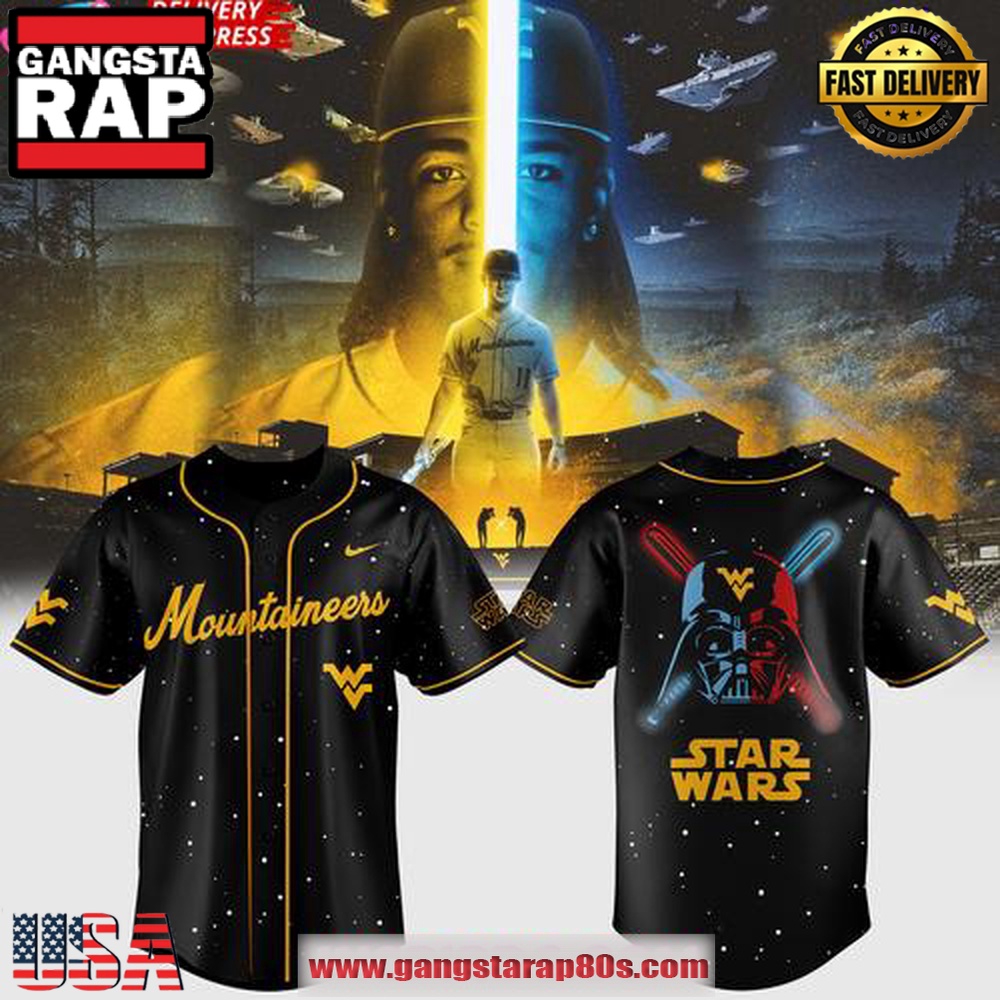 West Virginia Mountaineers 2025 Star Wars Special Baseball Jersey Shirt West Virginia Mountaineers 2025 Star Wars Special Baseball Jersey Shirt