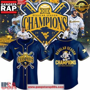 West Virginia Mountaineers Regular Season 2025 Special Edition Baseball Jersey