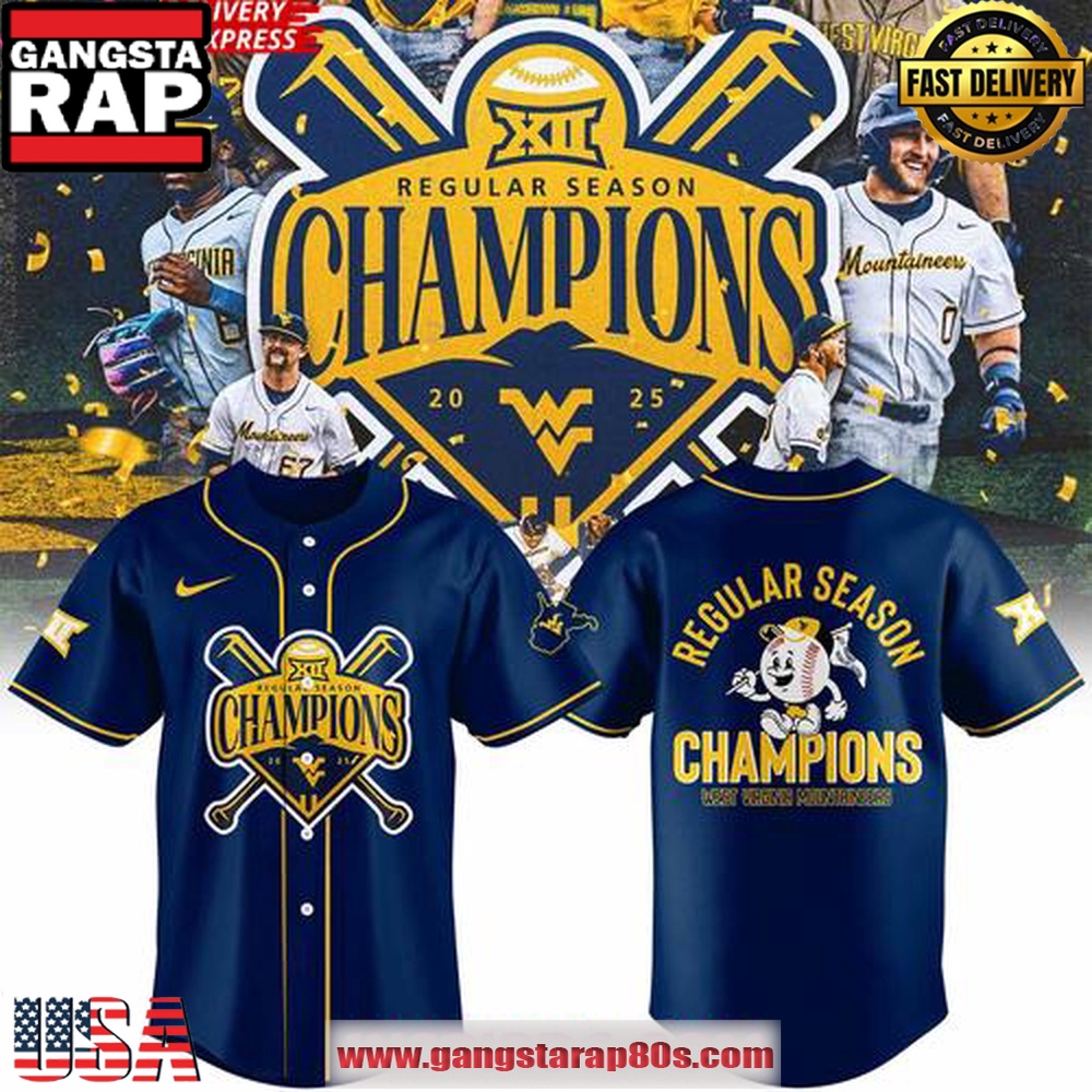 West Virginia Mountaineers Regular Season 2025 Special Edition Baseball Jersey Shirt West Virginia Mountaineers Regular Season 2025 Special Edition Baseball Jersey Shirt