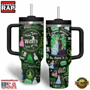 Wicked Music Custom Stanley Quencher 40oz Stainless Steel Tumbler For Fans