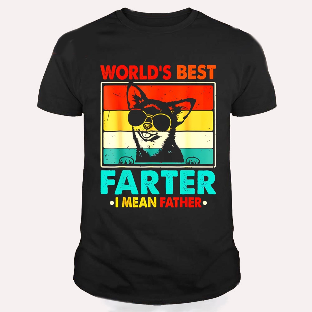 World’s Best Farter I Mean Father Fathers Day Funny Dad Dog T Shirt World’s Best Farter I Mean Father Fathers Day Funny Dad Dog T Shirt