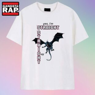 Yes I’m Straight Gay Dragon T Shirt