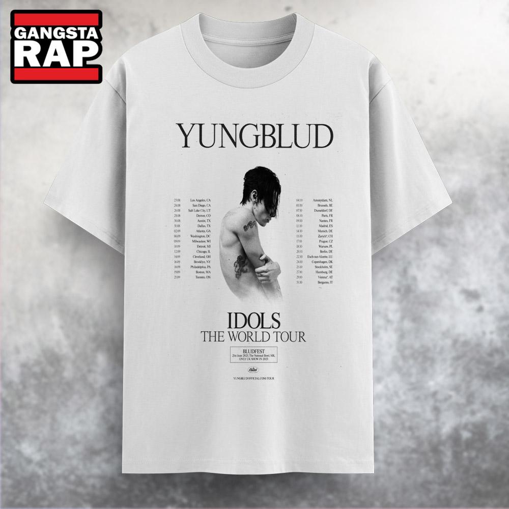 Yungblud Idols The World Tour 2025 T Shirt Yungblud Idols The World Tour 2025 T Shirt