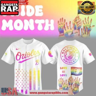 2025 Baltimore Orioles Pride Month Special Baseball Jersey Shirt