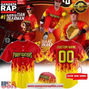 2025 Firefighters Game Day Special Custom Baseball Jersey Shirt