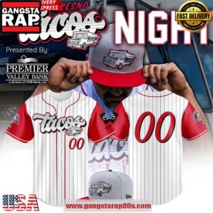 2025 Fresno Tacos Night Special Edition Custom Baseball Jersey Shirt
