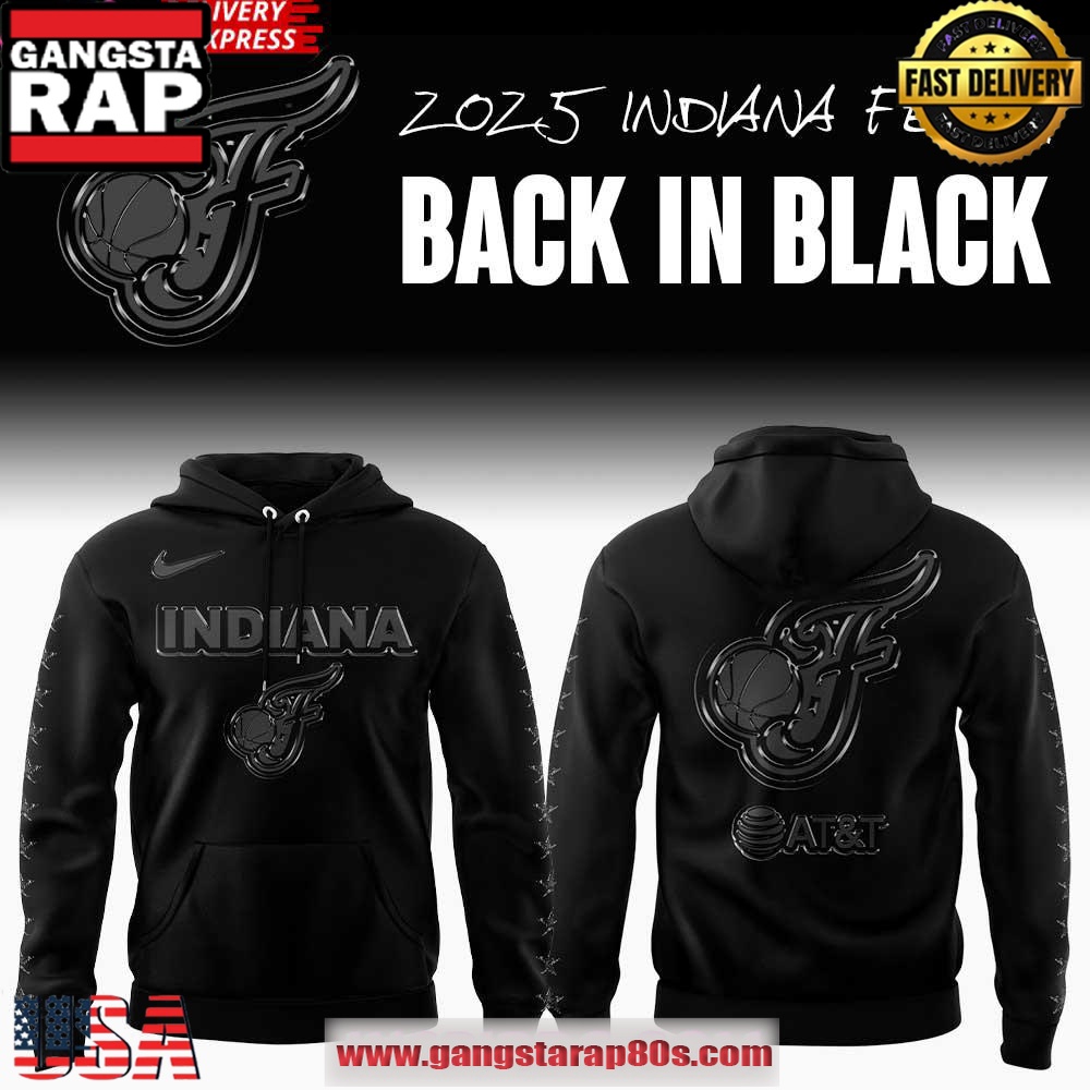 2025 Indiana Fever Back In Black Limited All Over Print Hoodie 2025 Indiana Fever Back In Black Limited All Over Print Hoodie