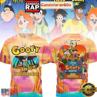 A Goofy Movie 30th Anniversary All Over Print T-Shirt Hoodie