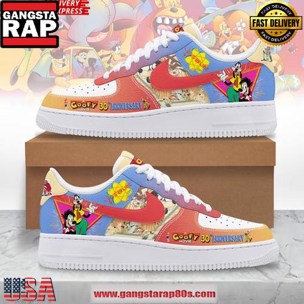 A Goofy Movie 30th Anniversary Limited Air Force 1 Running Sneakers A Goofy Movie 30th Anniversary Limited Air Force 1 Running Sneakers