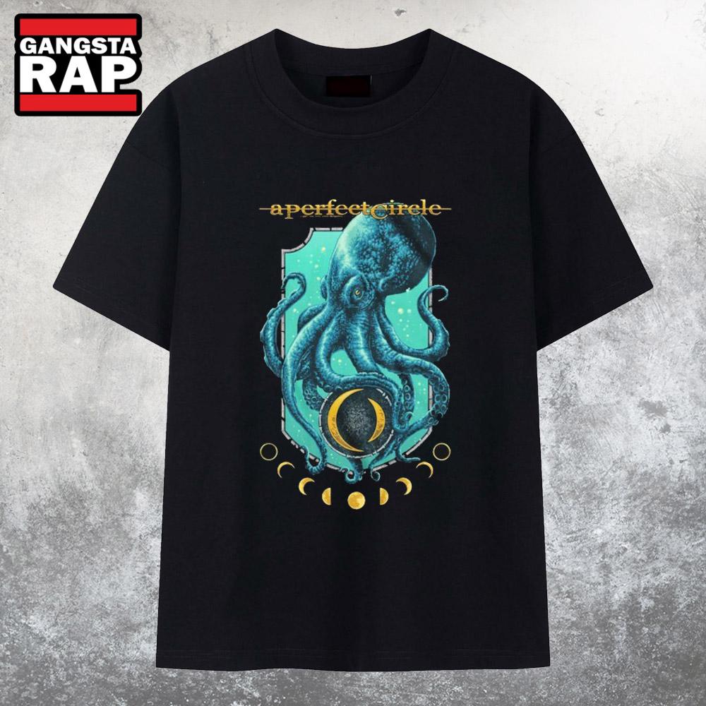 A Perfect Circle Octopus Moon Phase T-Shirt A Perfect Circle Octopus Moon Phase T-Shirt