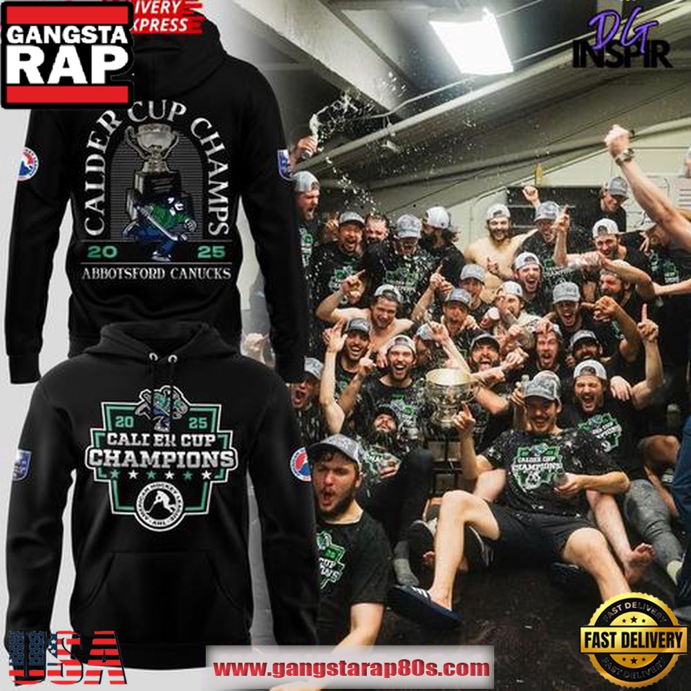 Abbotsford Canucks 2025 Calder Cup Champions Black Edition All Over Print Hoodie Abbotsford Canucks 2025 Calder Cup Champions Black Edition All Over Print Hoodie