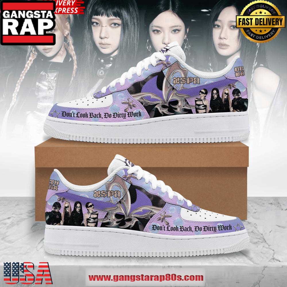 AESPA Limited Edition Air Force 1 Running Sneakers Shoes AESPA Limited Edition Air Force 1 Running Sneakers Shoes