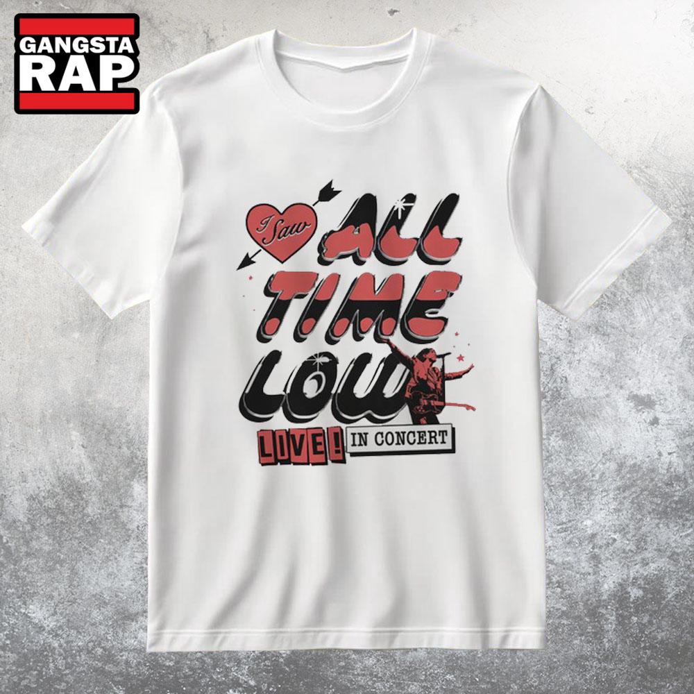 All Time Low Jun 14 2025 In Washington DC T Shirt All Time Low Jun 14 2025 In Washington DC T Shirt
