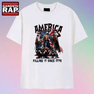 America Killing It Since 1776 Horrors T Shirt