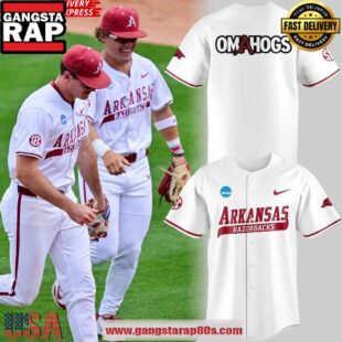 Arkansas Razorbacks “Omahogs” 2025 College World Series Baseball Jersey Shirt