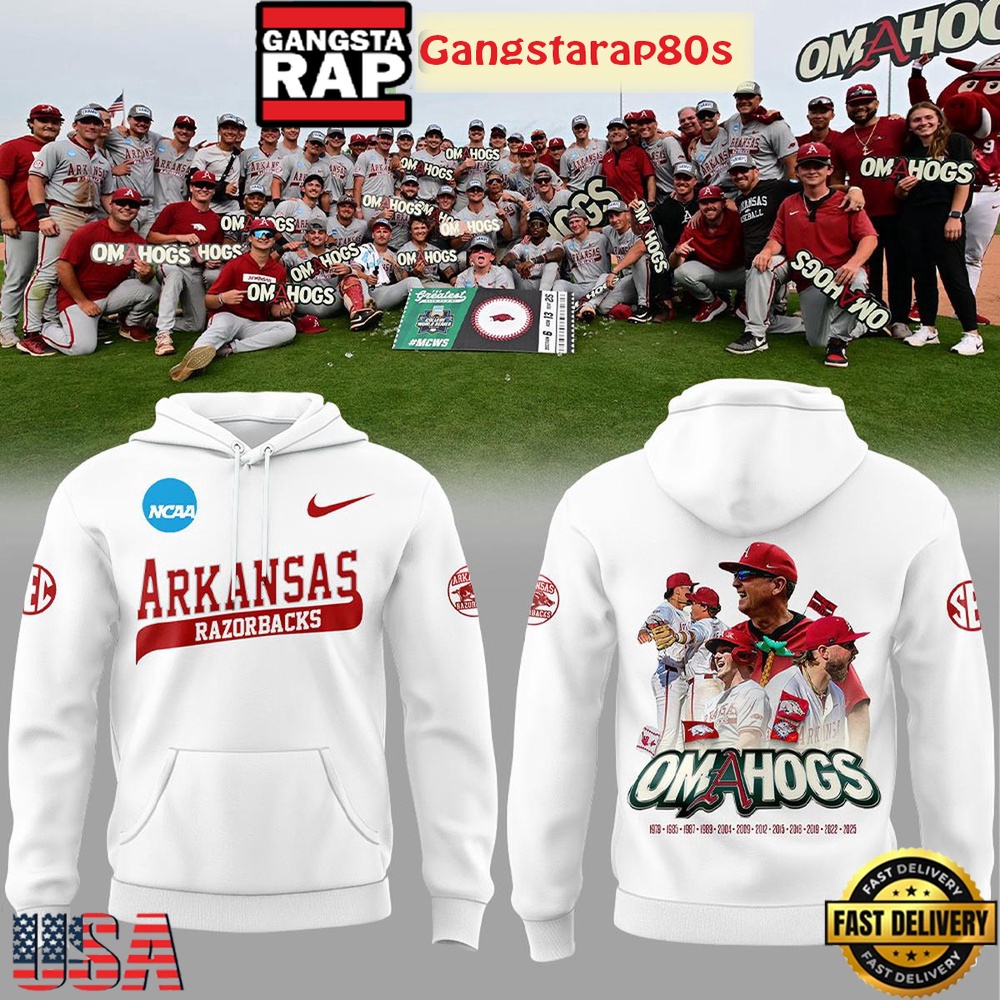 Arkansas Razorbacks Omahogs Champions White All Over Print T-Shirt Hoodie Arkansas Razorbacks Omahogs Champions White All Over Print T-Shirt Hoodie