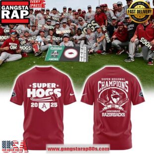 Arkansas Razorbacks Super Regional Champions 2025 Unisex T-Shirt