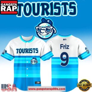 Asheville Tourists 2024 Game Worn Limited Edition Alternate Baseball Jersey Shirt