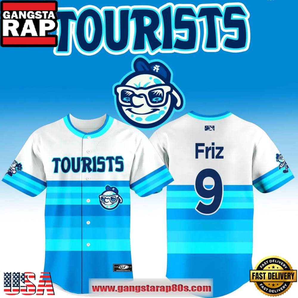 Asheville Tourists 2024 Game Worn Limited Edition Alternate Baseball Jersey Shirt Asheville Tourists 2024 Game Worn Limited Edition Alternate Baseball Jersey Shirt