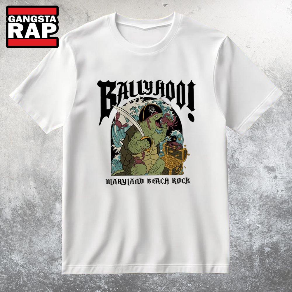 Ballyhoo Maryland Beach Rock Terp T Shirt Ballyhoo Maryland Beach Rock Terp T Shirt