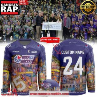 Belfast Giants x Northern Ireland Childrens Hospice 2025 Custom Hockey Jersey