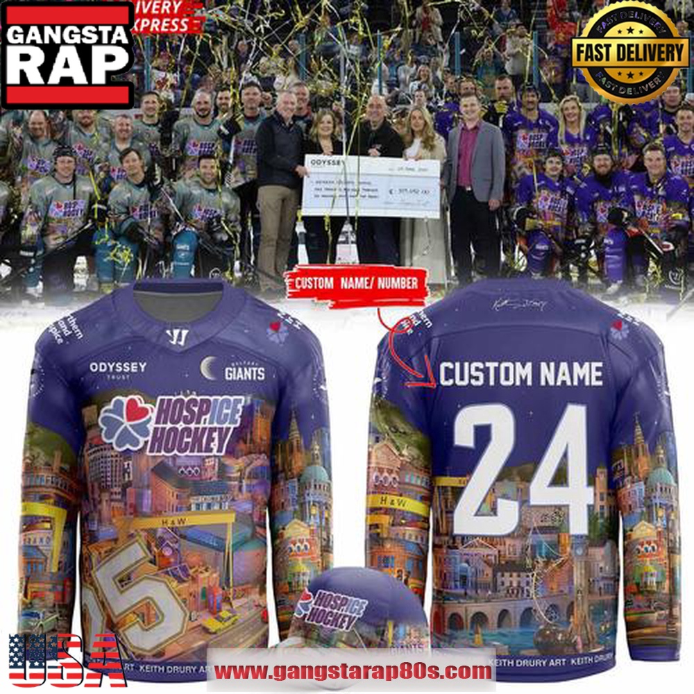 Belfast Giants x Northern Ireland Childrens Hospice 2025 Custom Hockey Jersey Belfast Giants x Northern Ireland Childrens Hospice 2025 Custom Hockey Jersey