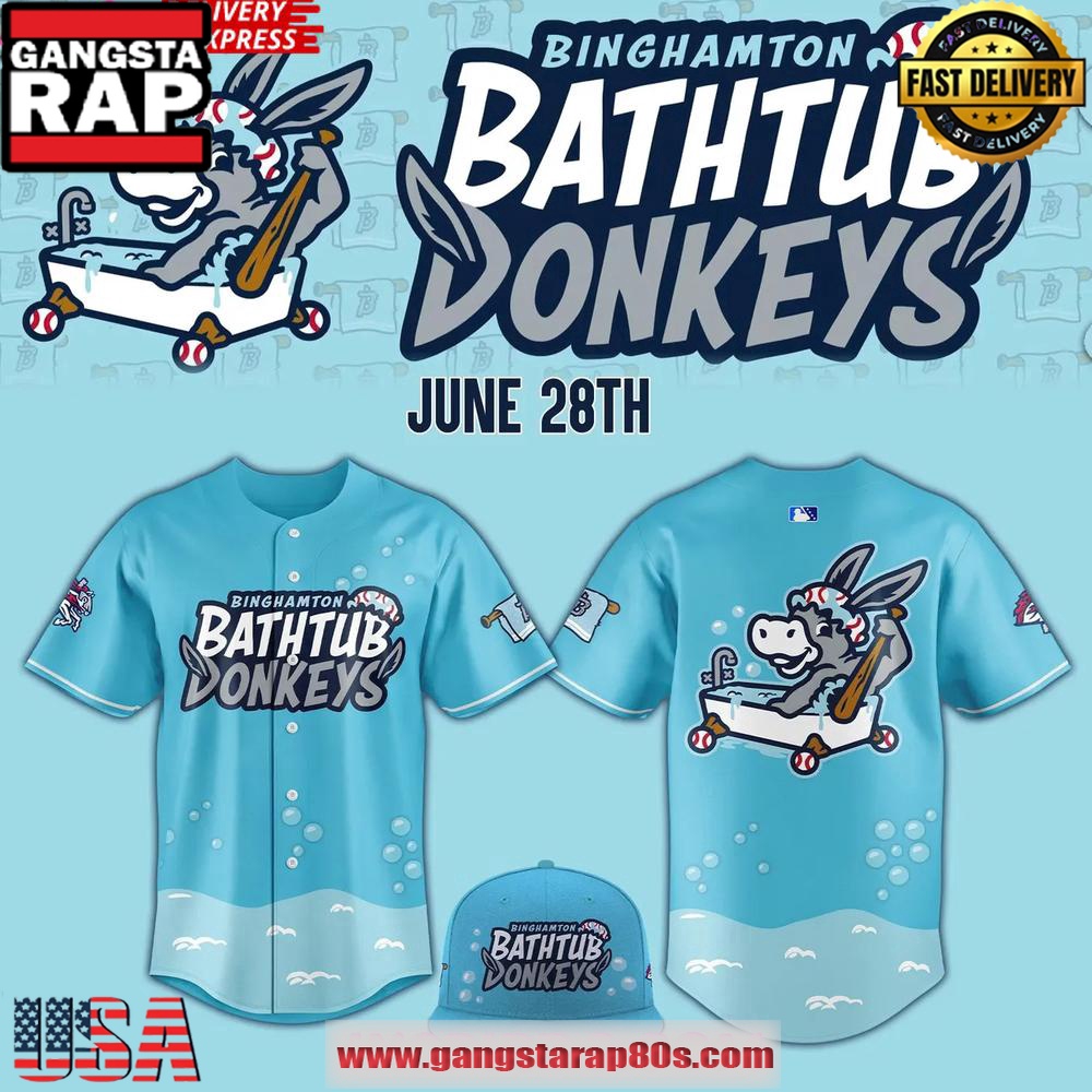 Binghamton Rumble Ponies Bathtub Donkeys 2025 Baseball Jersey Shirt Binghamton Rumble Ponies Bathtub Donkeys 2025 Baseball Jersey Shirt
