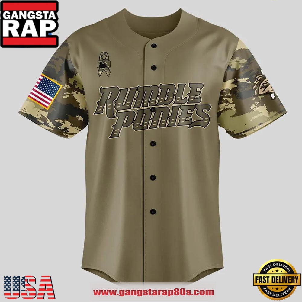 Binghamton Rumble Ponies Military Appreciation Night Limited Edition Custom Baseball Jersey Shirt Binghamton Rumble Ponies Military Appreciation Night Limited Edition Custom Baseball Jersey Shirt