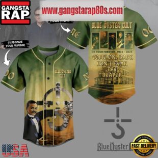 Blue Oyster Cult On Tour Forever 1972 2025 Custom Baseball Jersey Shirt