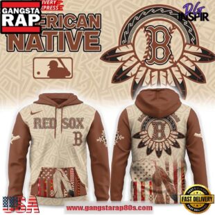 Boston Red Sox Native American Heritage Honor 2025 Edition All Over Print Hoodie