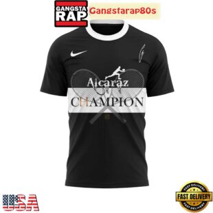 Carlos Alcaraz 2025 Roland Garros Champions All Over Print T-Shirt Hoodie