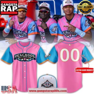Carolina Mudcats Pescados de Carolina 2025 Jersey