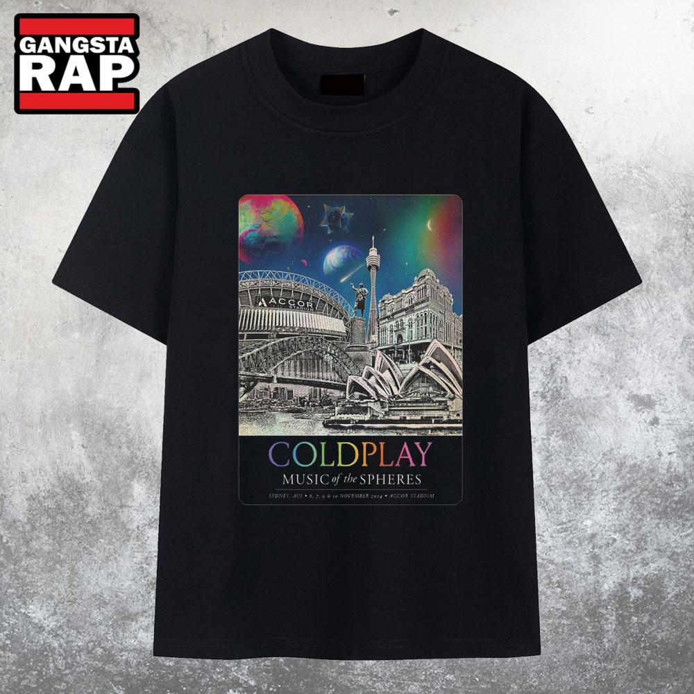 Coldplay Las Vegas 2025 Shows T Shirt Coldplay Las Vegas 2025 Shows T Shirt