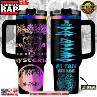 Def Leppard Hysteria 1987 Tour Special Stanley Tumbler 40oz