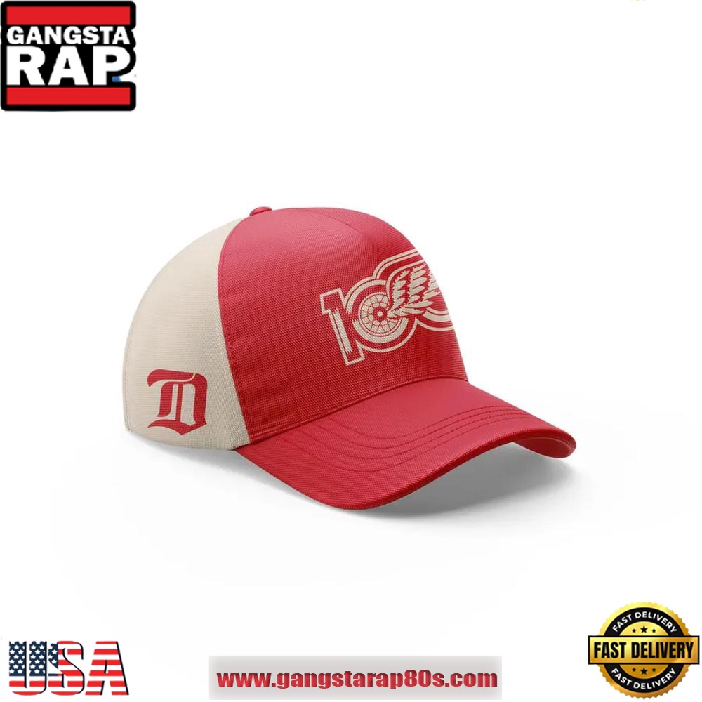Detroit Red Wings 100 Years Of Hockeytown Special Edition Classic Cap Snapback Hats Detroit Red Wings 100 Years Of Hockeytown Special Edition Classic Cap Snapback Hats