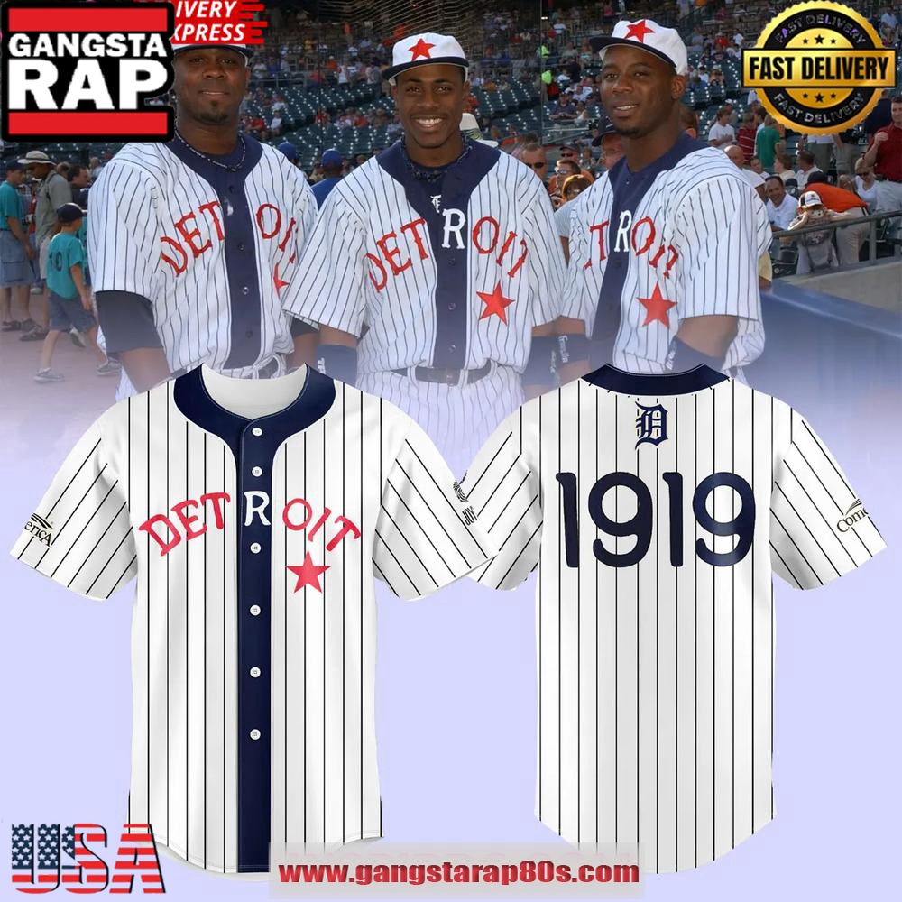 Detroit Tigers 1919 Black in Baseball Jersey Shirt Detroit Tigers 1919 Black in Baseball Jersey Shirt