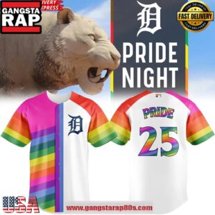 Detroit Tigers Pride Night 2025 Baseball Jersey Shirt