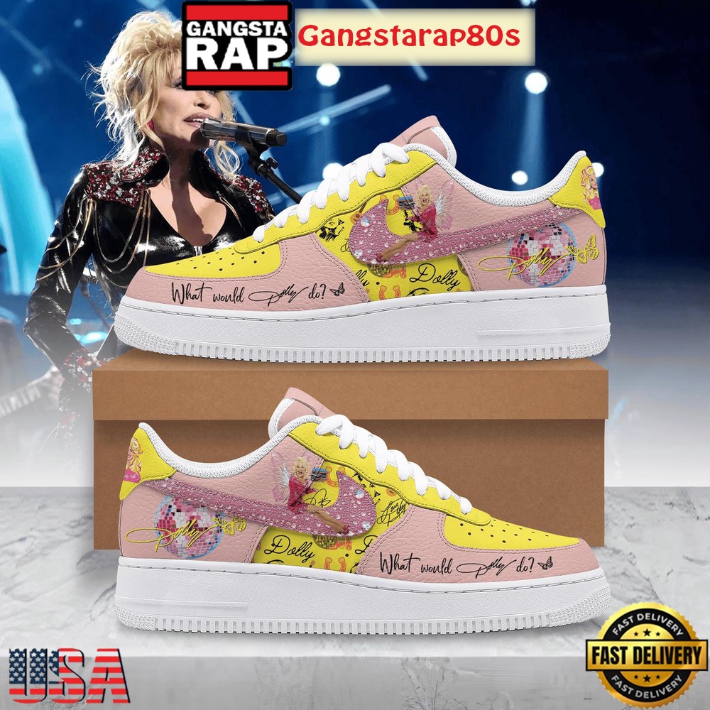 Dolly Parton What Would Dolly Do Special Edition Air 2025 Special Edition Air Force 1 Shoes Running Sneakers Dolly Parton What Would Dolly Do Special Edition Air 2025 Special Edition Air Force 1 Shoes Running Sneakers