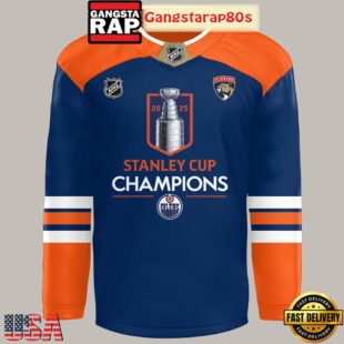 Edmonton Oilers Stanley Cup Champions 2025 Hockey Jersey