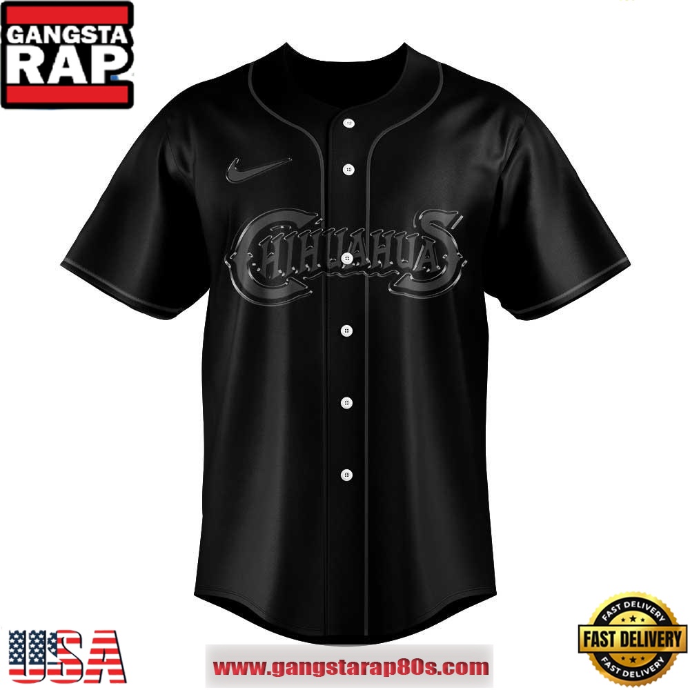 El Paso Chihuahuas Back In Black Limited Edition Baseball Jersey Shirt El Paso Chihuahuas Back In Black Limited Edition Baseball Jersey Shirt
