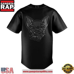 El Paso Chihuahuas Back In Black Limited Edition Baseball Jersey Shirt