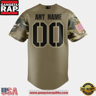 El Paso Chihuahuas Military Appreciation Night Limited Edition Custom Baseball Jersey Shirt