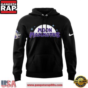 Erie Moon Mammoths Special Edition Black All Over Print Hoodie